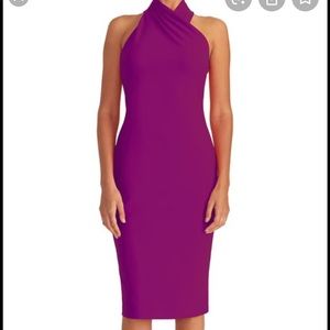 Rachel Roy Purple High Neck Dress